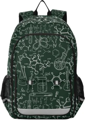 ALAZA School backpacks for girls boys Science Old Chemistry Education Backpack Students Bookbag for school bag Womens Casual Daypack College Bookbag
