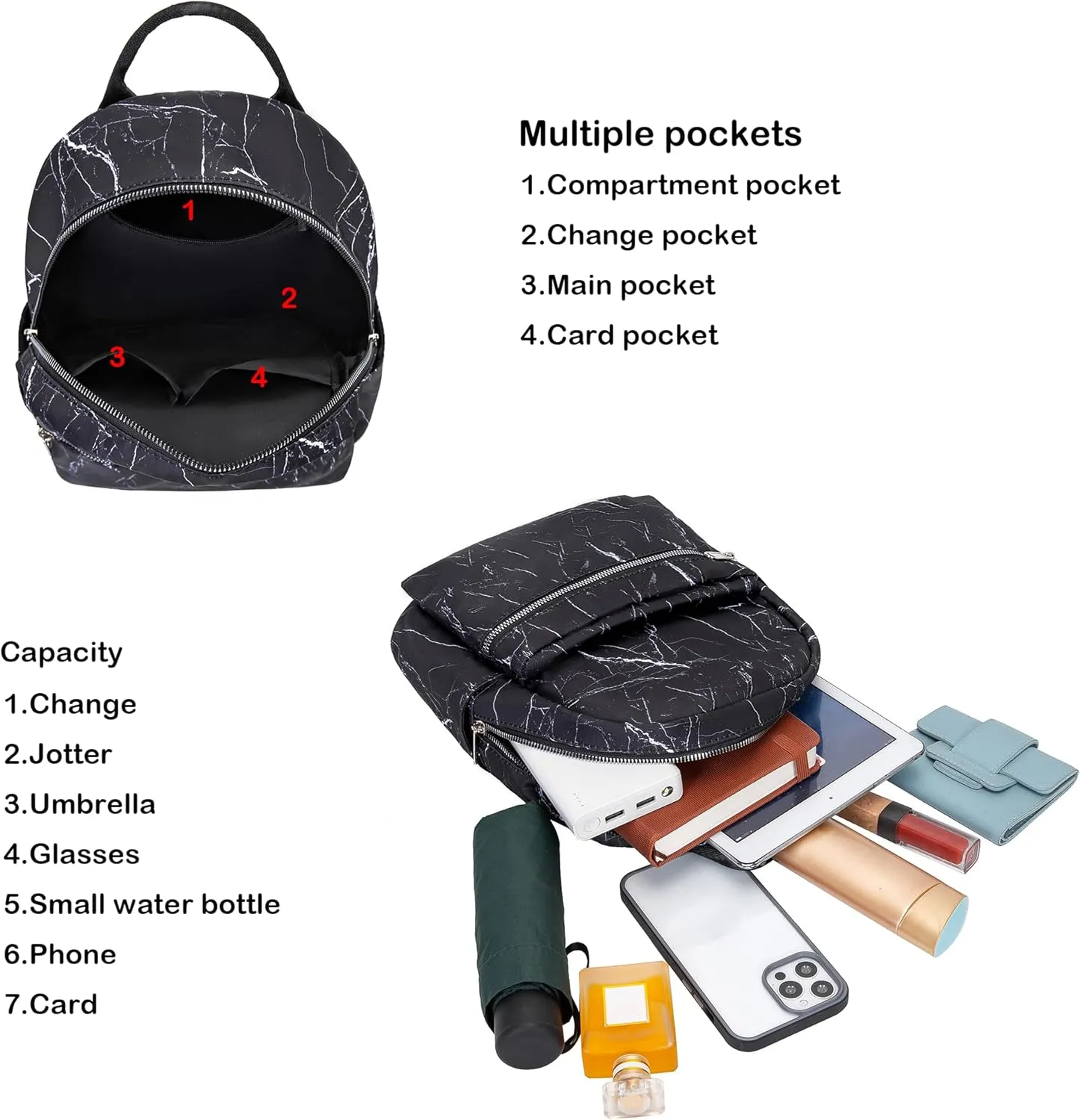 cute fashion music mini small Backpack pack bag for girls women and Adult