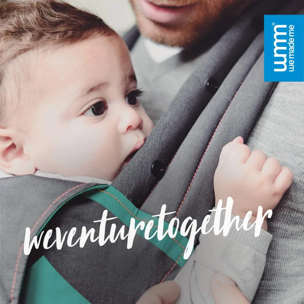 Diono We Made Me Venture  2-in-1 Toddler Carrier, Front Carry & Back Carry from 18 - 36 months, Bubblegum Charcoal Zigzag