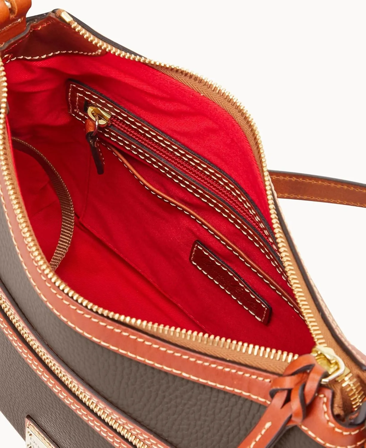 Dooney & Bourke Crossbody Bags for Women, Presley Pebble Grain Leather Crossbody Handbag with Adjustable Shoulder Strap