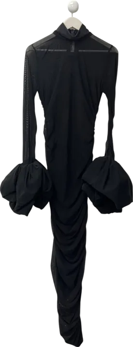 Fashion Nova Black Kendall Mini Dress UK S