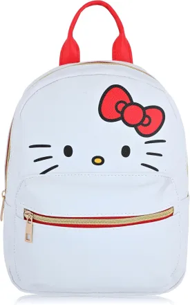 Fast Forward Sanrio Hello Kitty Backpack for Women, Men, Unisex | Cute PU Leather 10" Mini Backpack Purse Shoulder Bag | Accessories