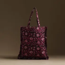 Handcrafted Cotton Frill Jhola Bag 42 Handcrafted Cotton Frill Jhola Bag 42