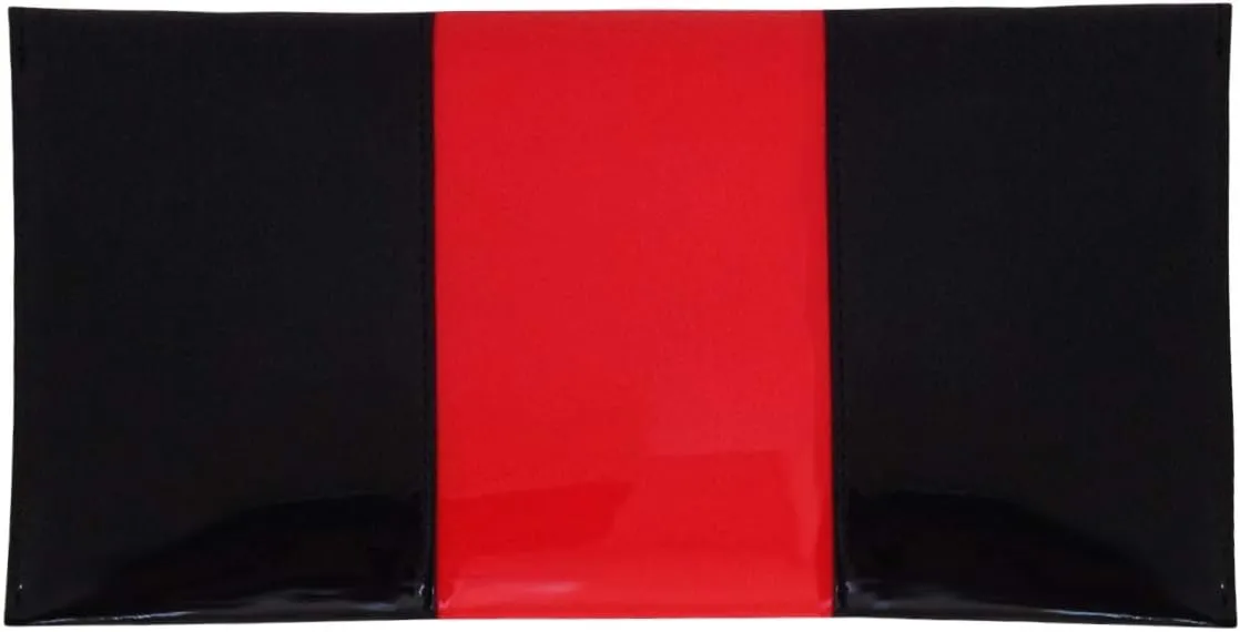 JNB Patent Color Block Envelop Clutch