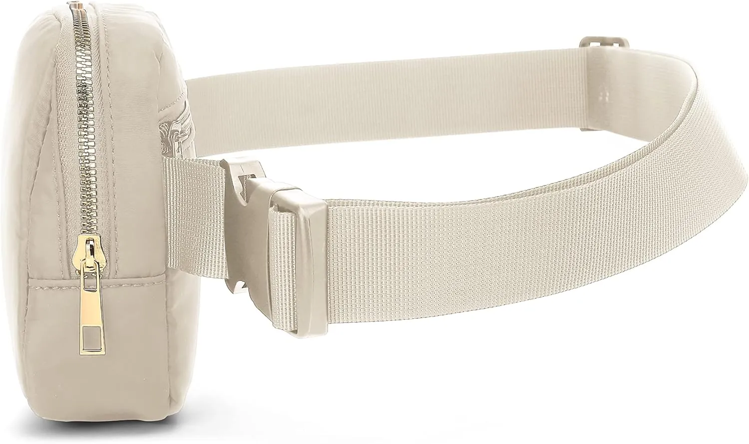 Khaki/Beige Mini Crossbody Fanny Packs for Kids & Women - Waterproof Fashion Belt Bag With Adjustable Strap