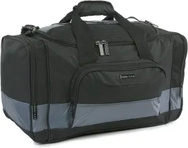 Perry Ellis Business Duffel Bag-Medium, Black/Grey, One Size