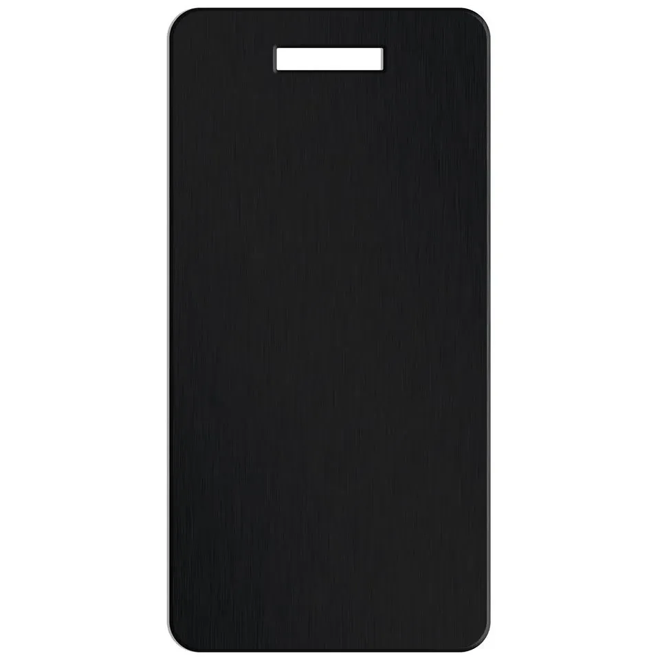 Personalized Aluminum Luggage Tags with Optional Leather Casing