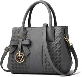 Purses and Handbags for Women Fashion Ladies PU Leather Top Handle Satchel Shoulder Tote Bags