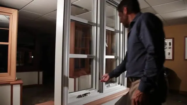 Superwu Aluminum casement window with screen safety protection powder coating thermal broken double glazed