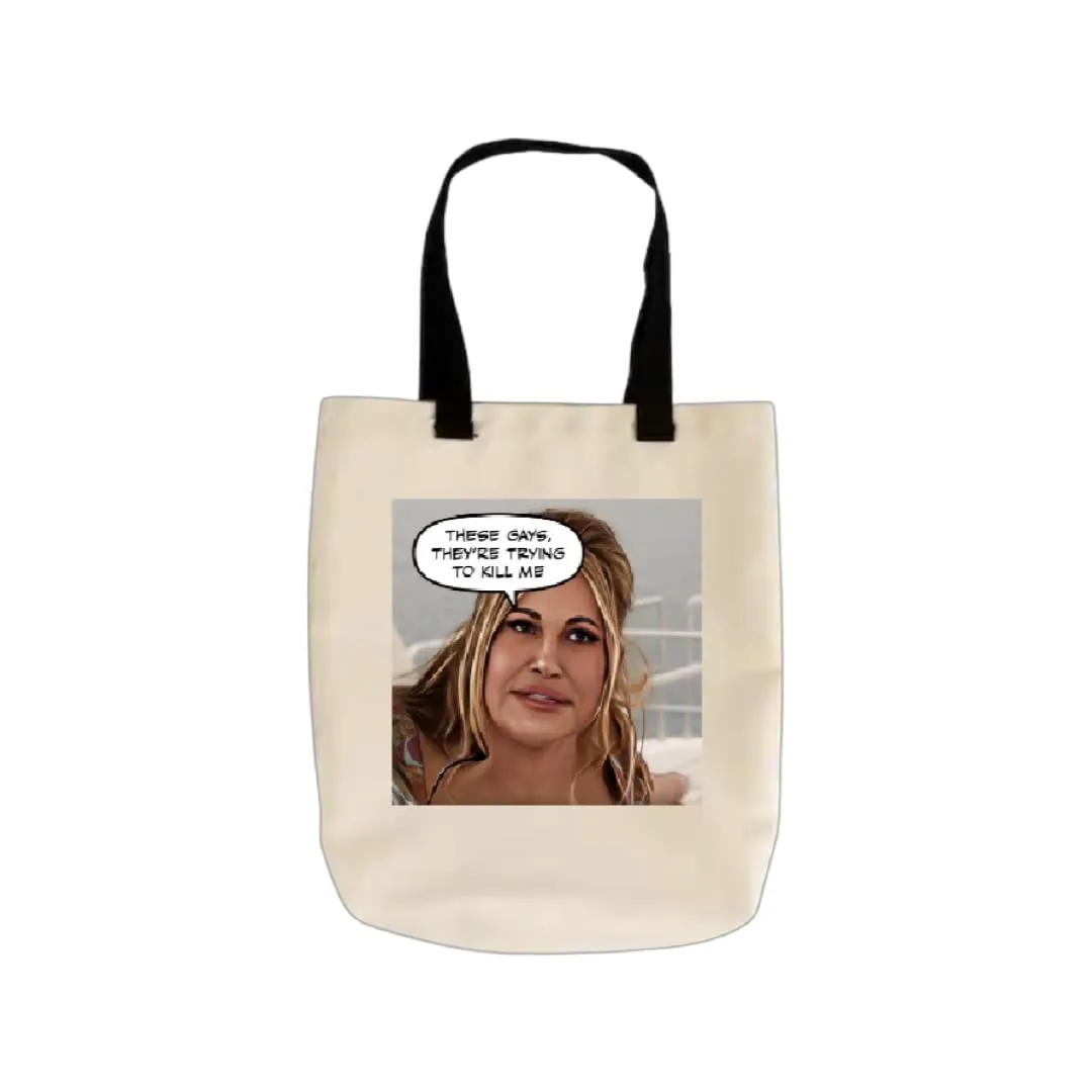 The White Lotus Tote Bag