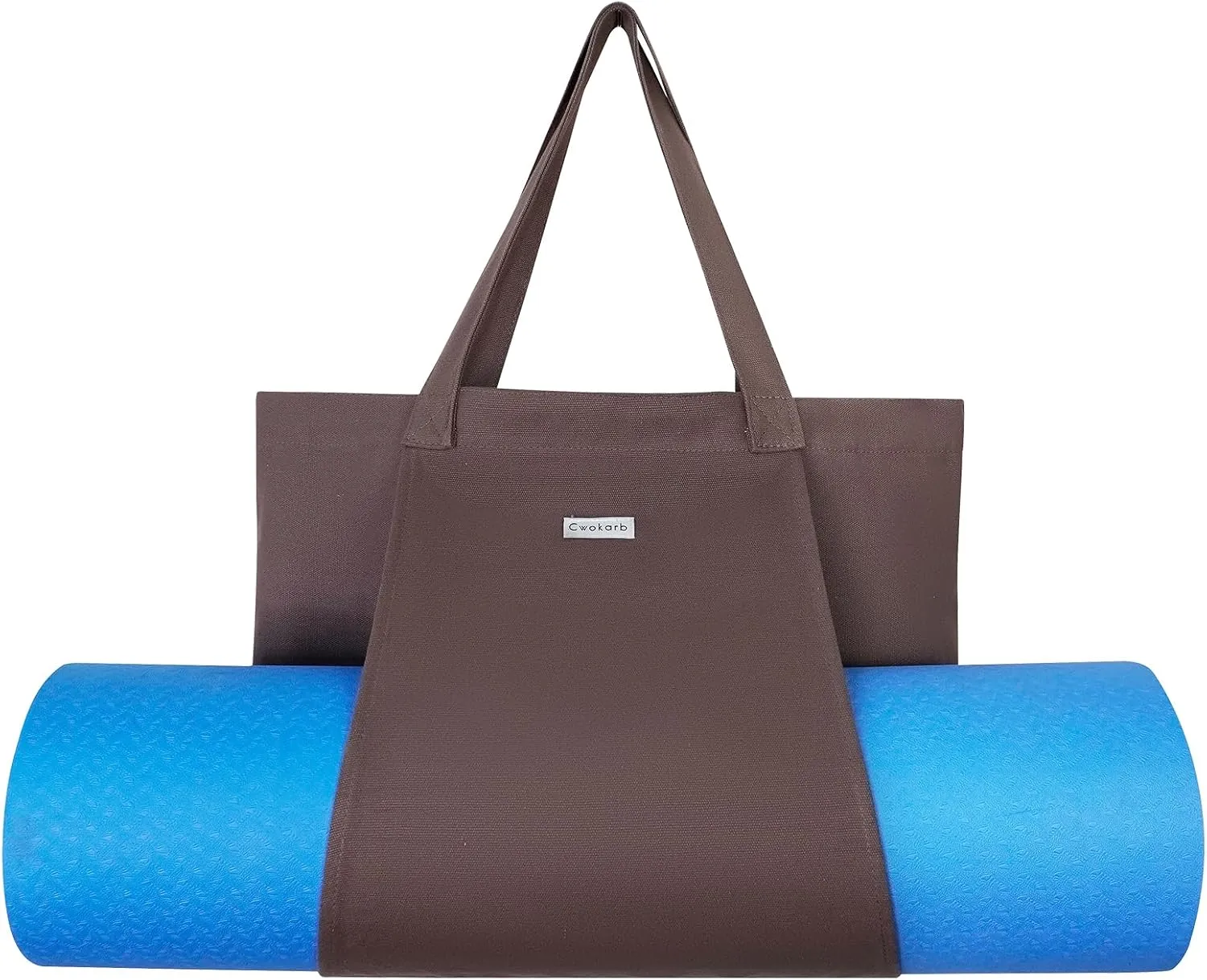 Yoga Bags for Women with Yoga Mats Bags Carrier Carryall Canvas Tote for Pilates Shoulder for Travel Office Beach Workout